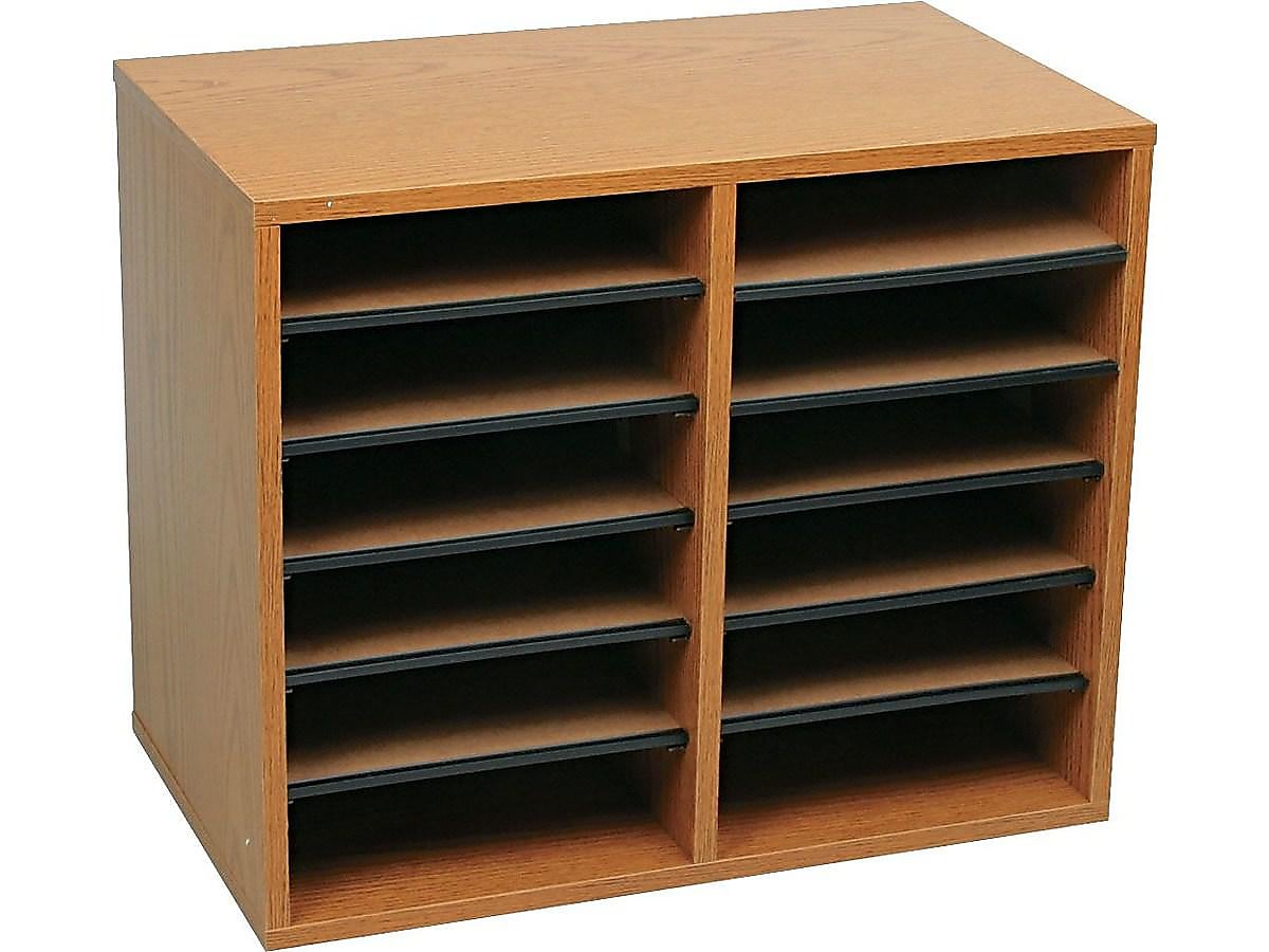 Safco 10-Compartment Literature Organizers, 19.5