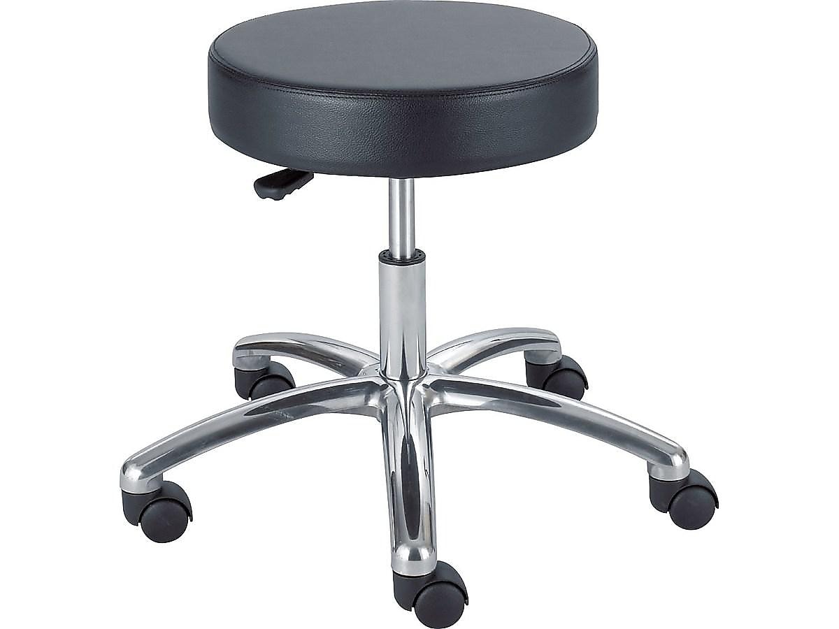 Safco 22" Lab Stool, Black