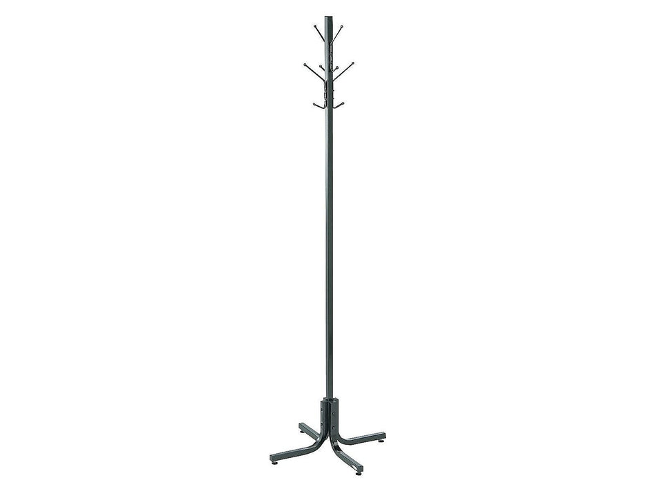 Safco Coat Tree, Black, Metal