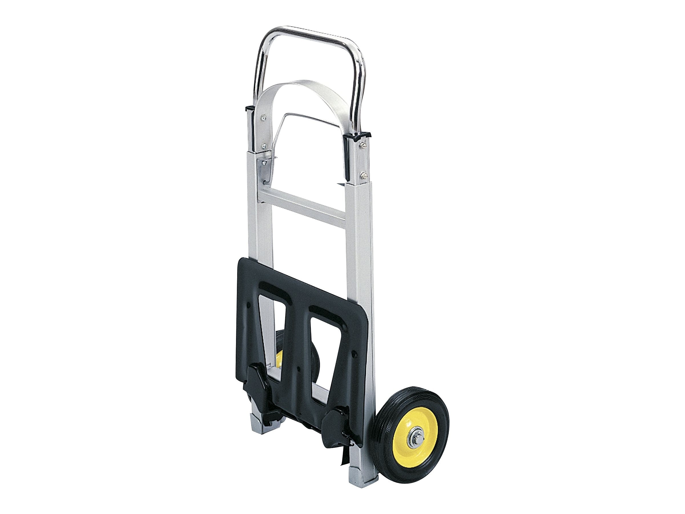 Safco Hide-Away Collapsible Hand Truck, 250 lbs., Gray/Black