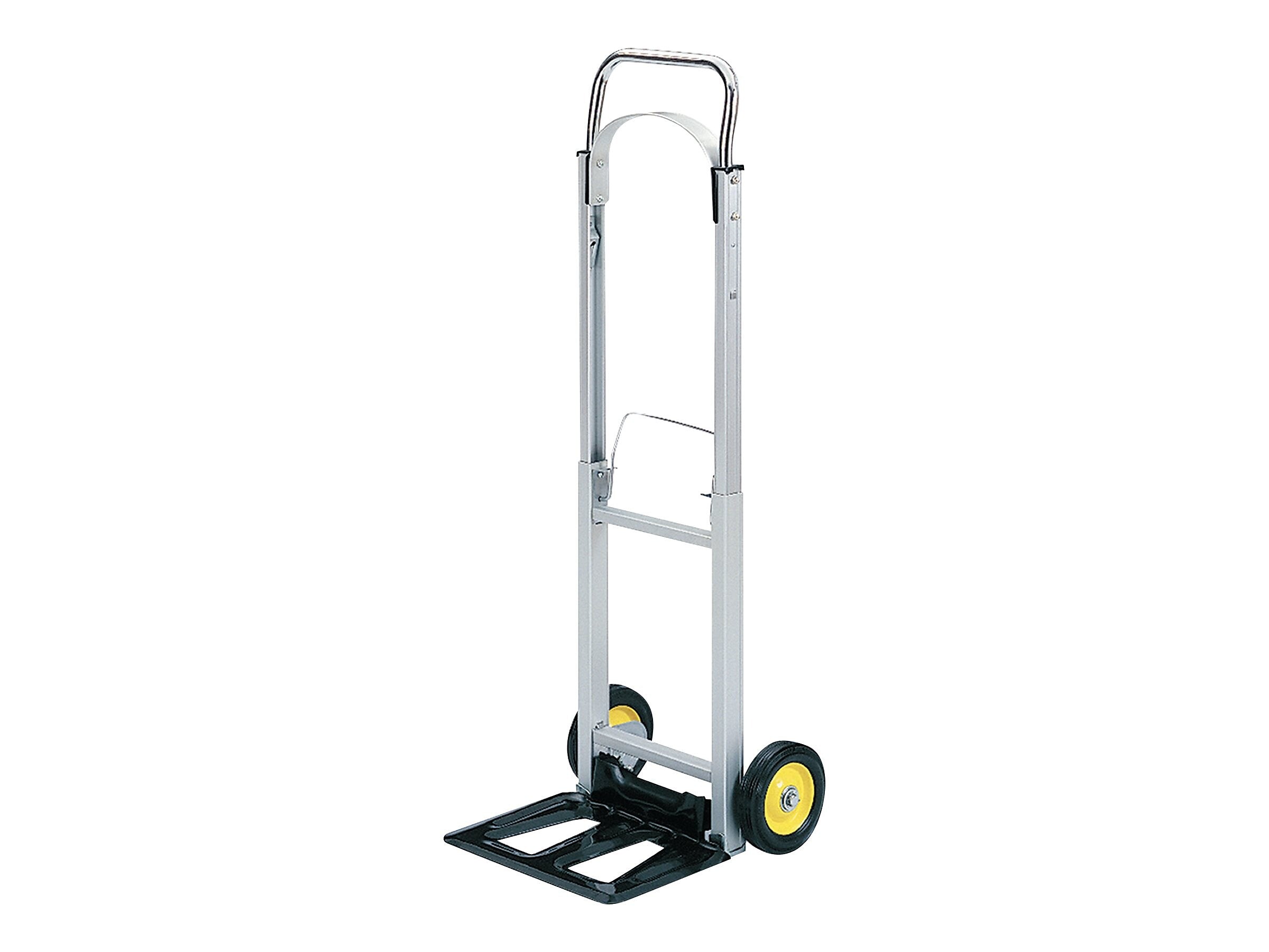 Safco Hide-Away Collapsible Hand Truck, 250 lbs., Gray/Black