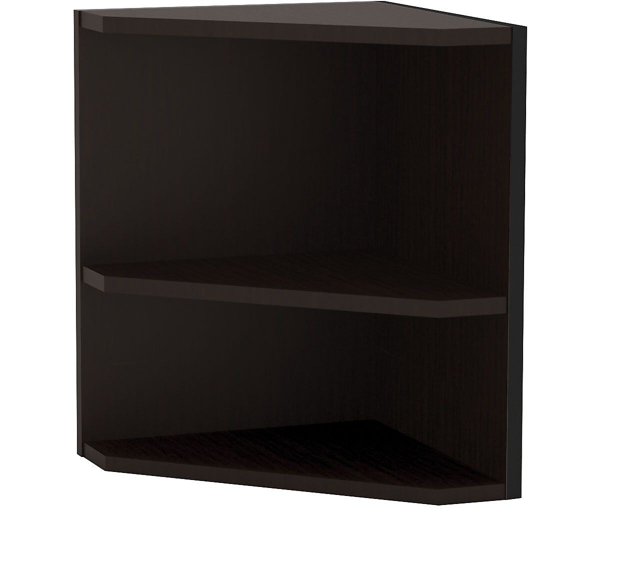 Safco Medina™ Corner Hutch Support Gray Steel, 2 shelves, 20