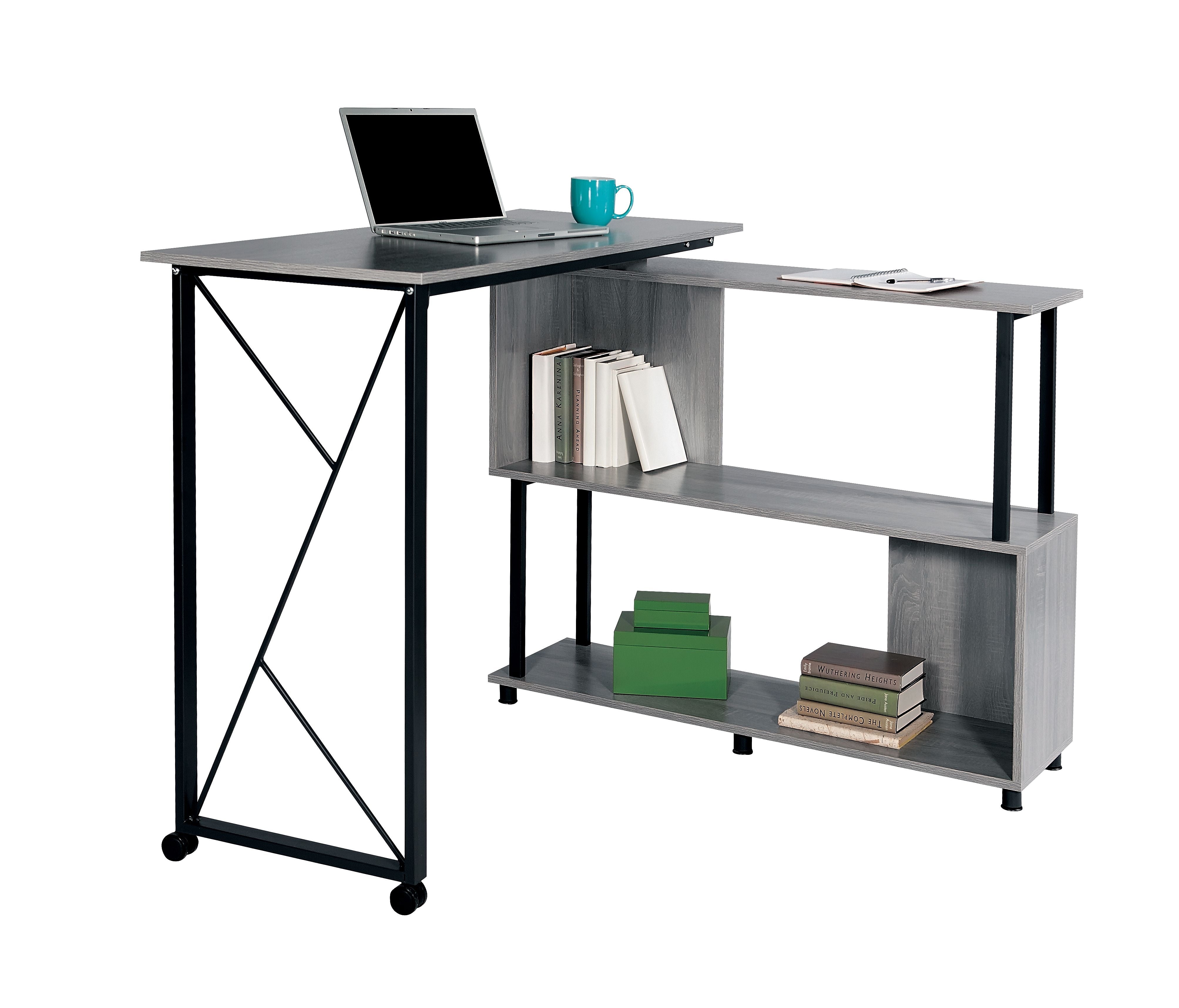 Safco Mood 53" Standing Desk Gray 1904GR