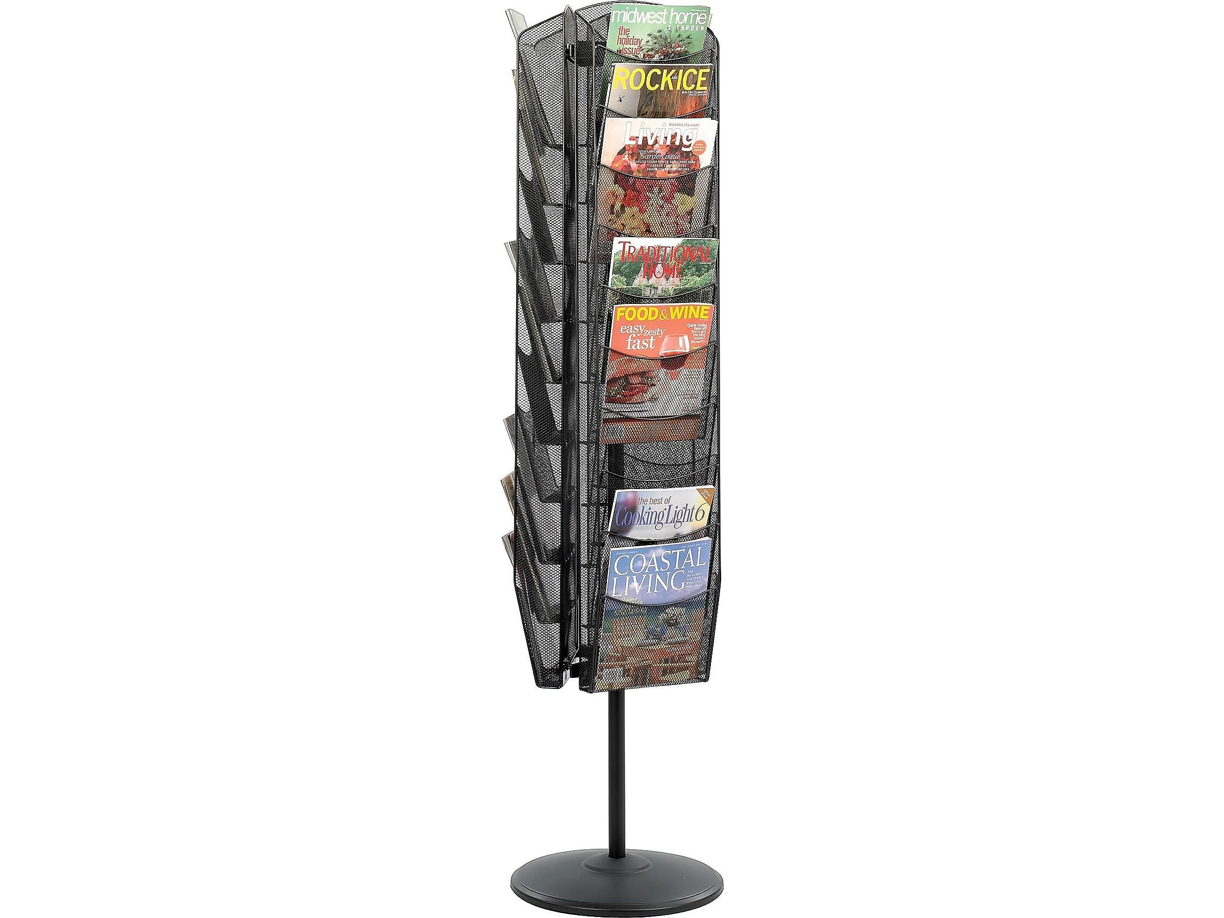 Safco Onyx Metal Magazine Stand, 66