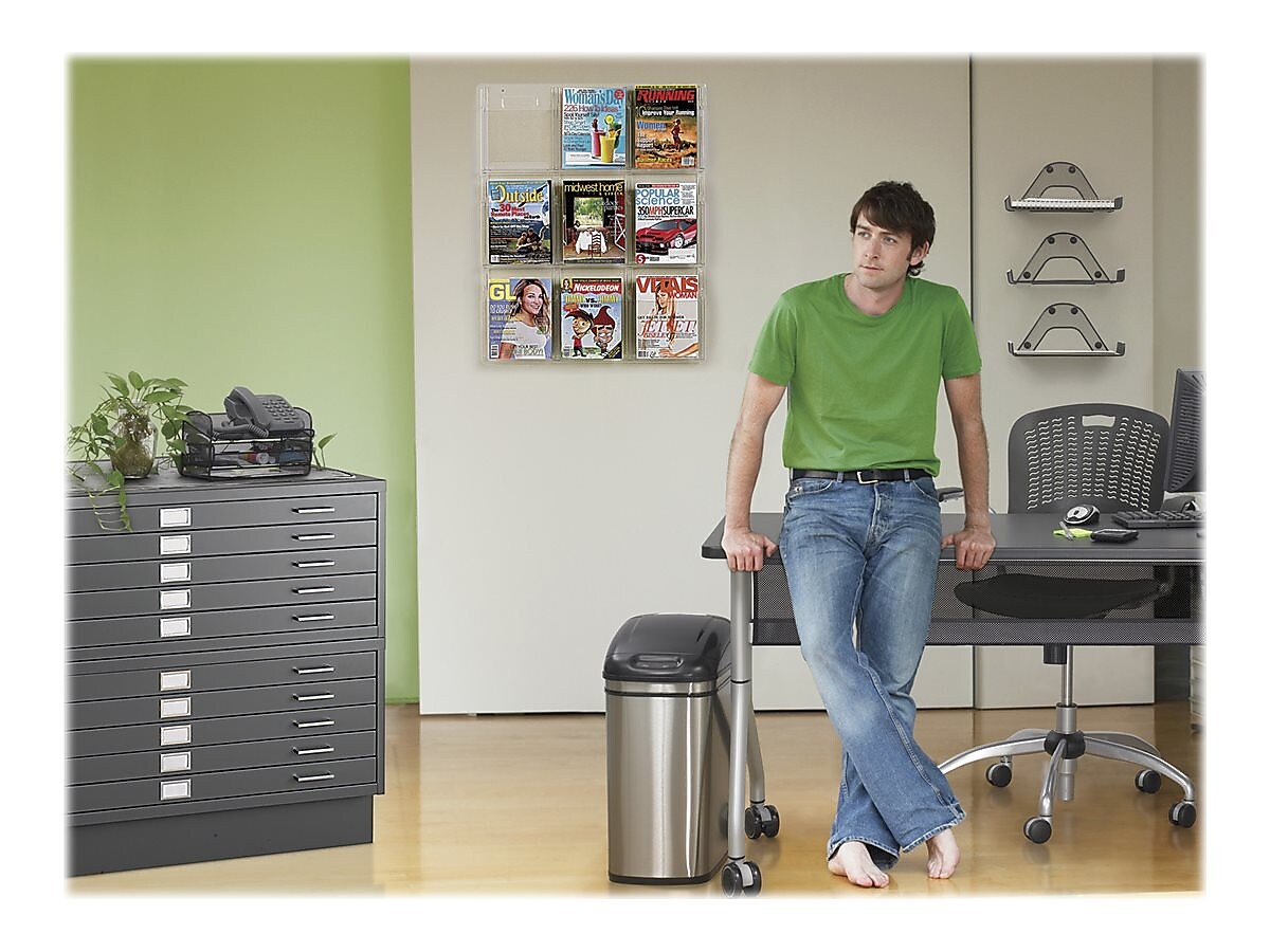 Safco Onyx Storage Drawer, Black Mesh