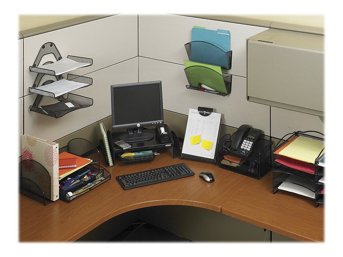 Safco Onyx Storage Drawer, Black Mesh