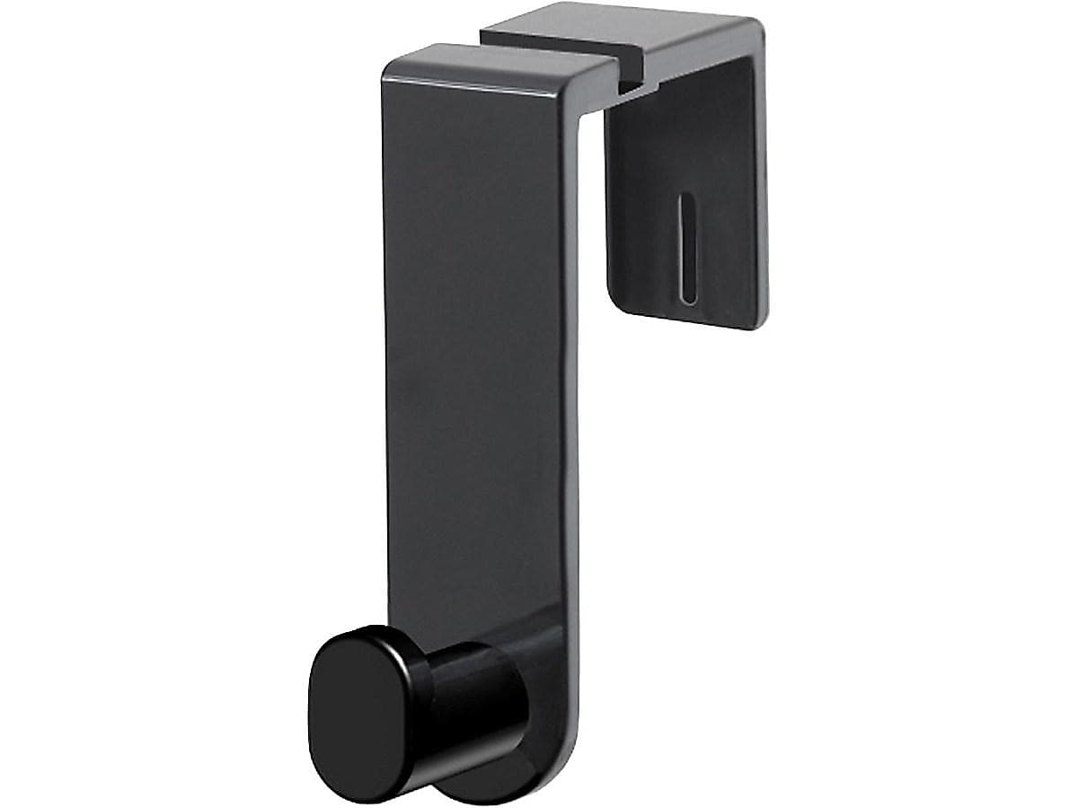 Safco Over-Panel Hook, Black, Plastic