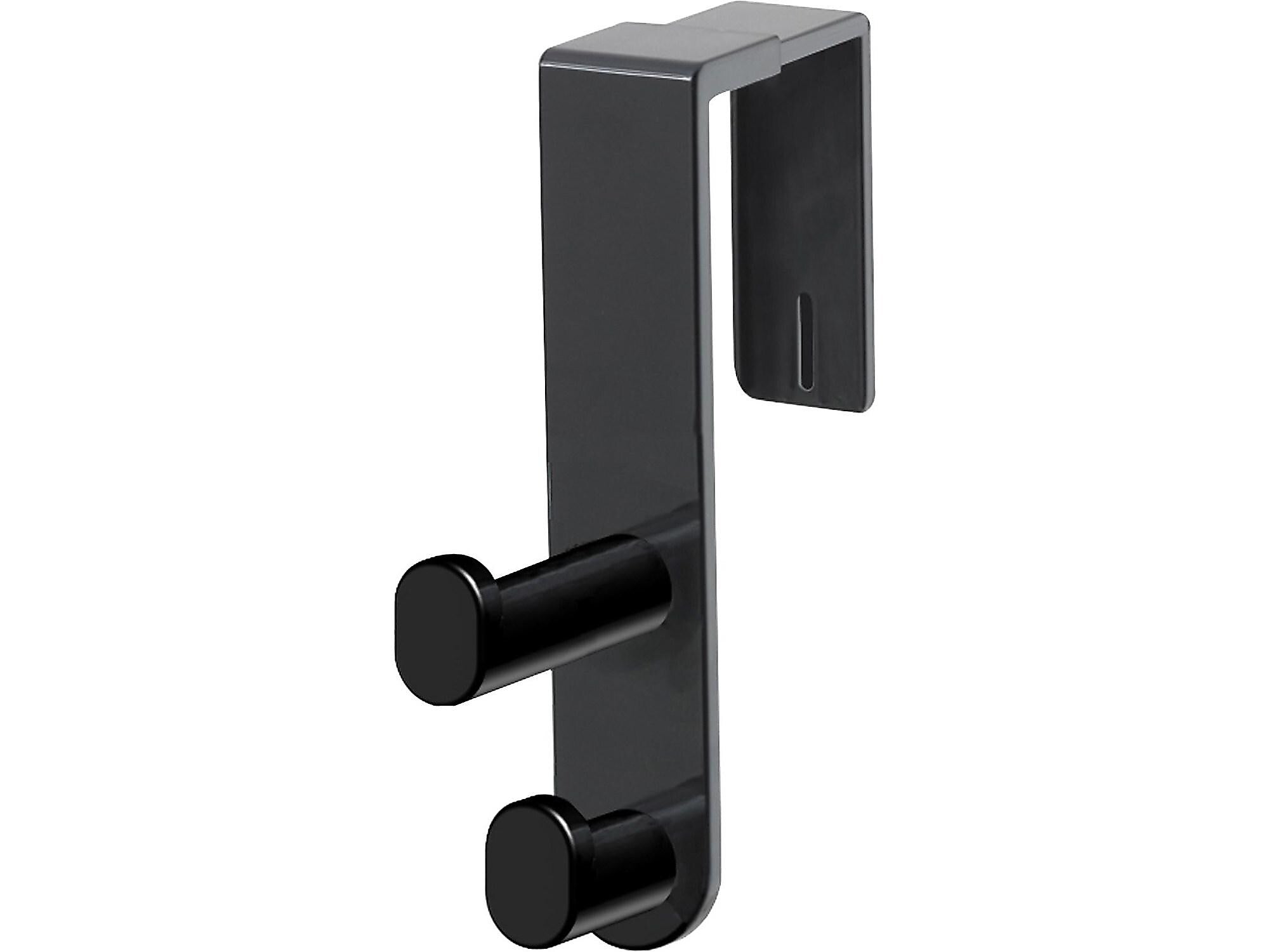 Safco Over-Panel Hook, Black, Plastic