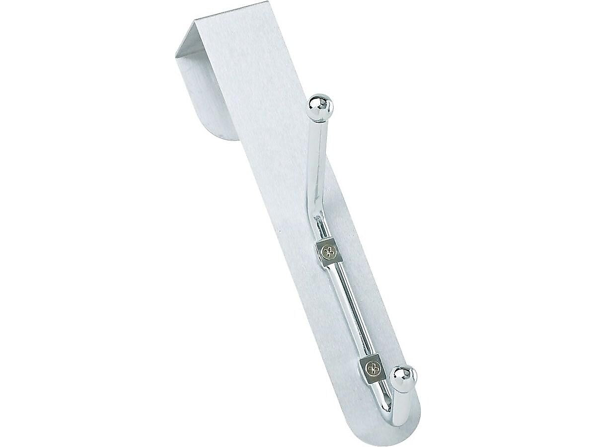Safco Over-Panel Hook, Silver, Metal