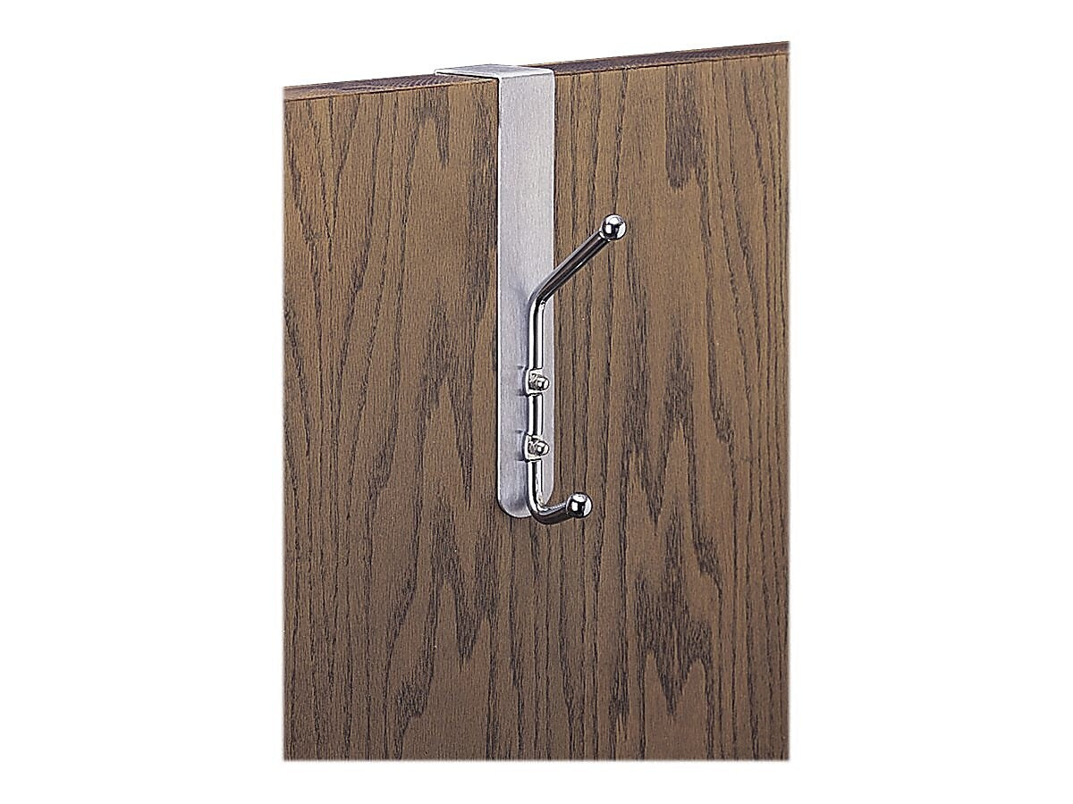 Safco Over-Panel Hook, Silver, Metal