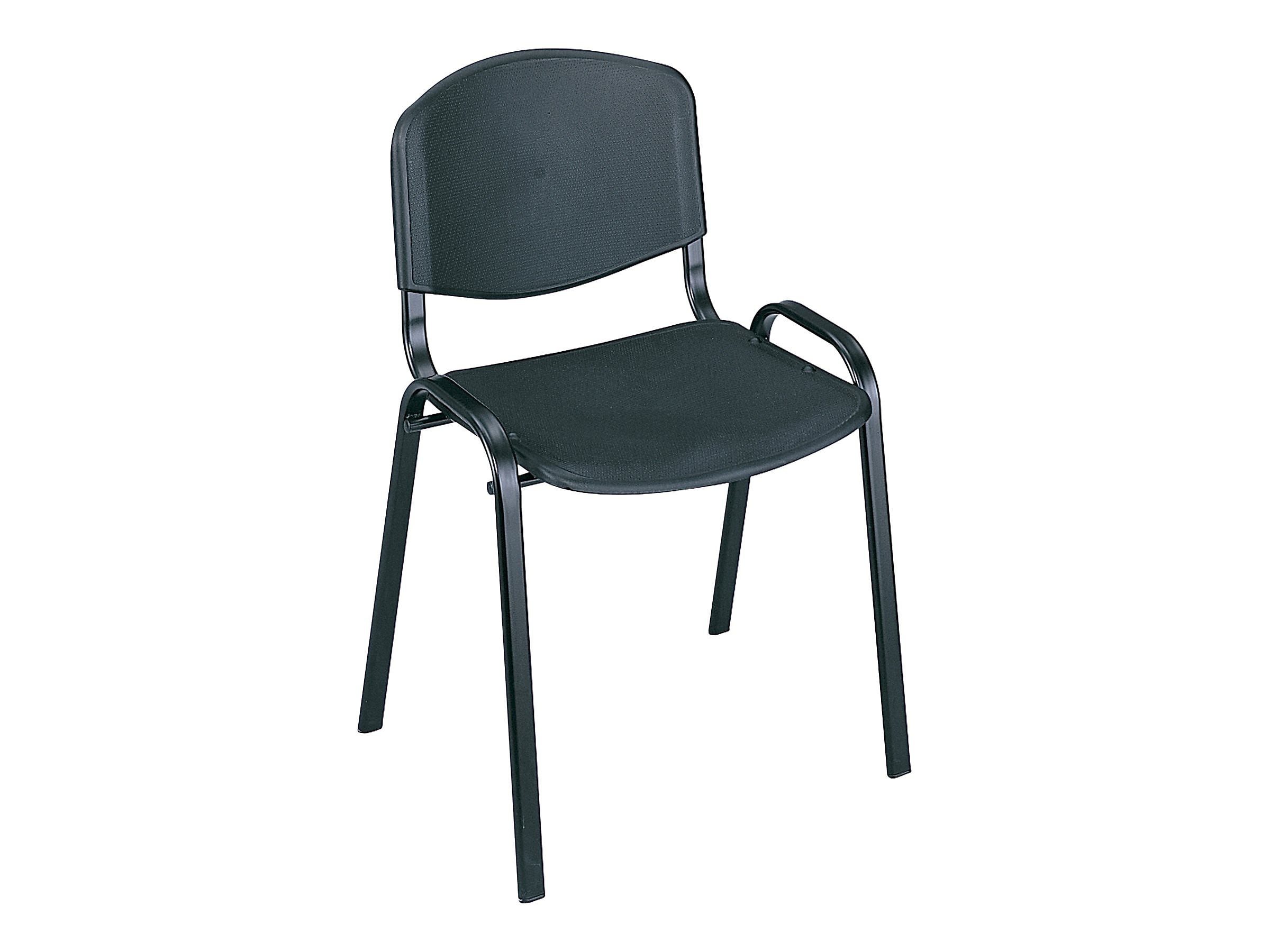 Safco Polypropylene Banquet/Reception Chairs, Black, 4/Pack