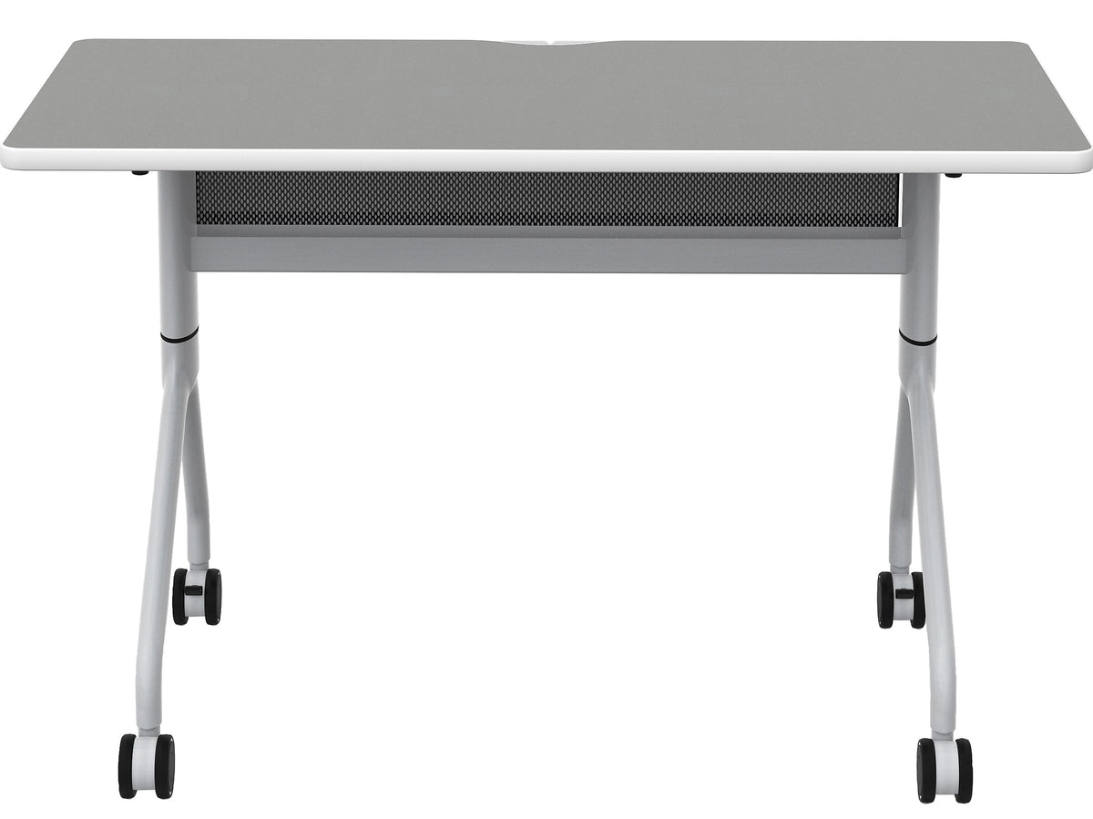 Safco Rumba Training Room Table, 24" x 48", Fashion Gray