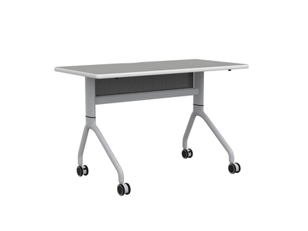 Safco Rumba Training Room Table, 24" x 48", Fashion Gray