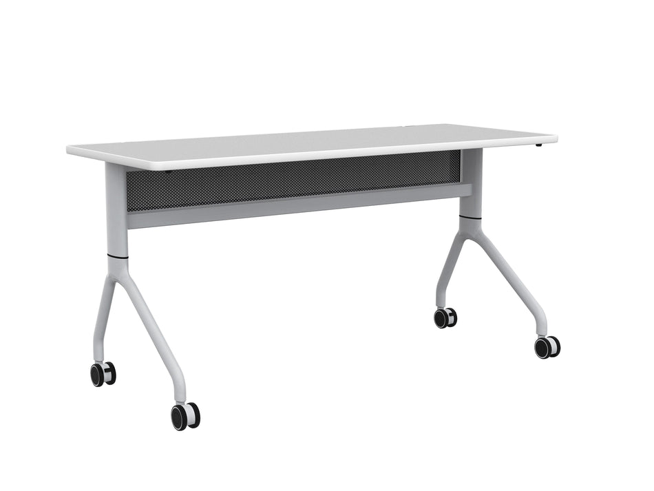 Safco Rumba Training Room Table, 24" x 60", Fashion Gray