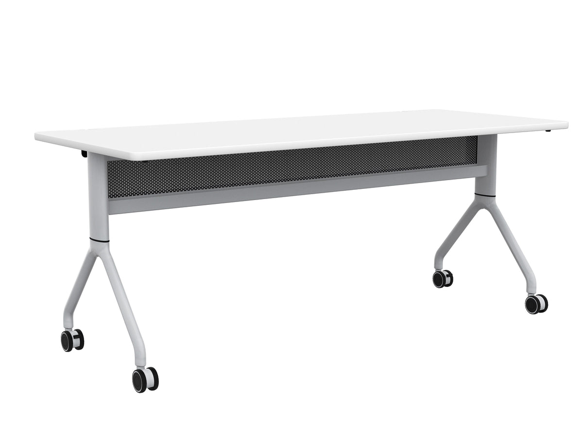 Safco Rumba Training Room Table, 30" x 72", Designer White