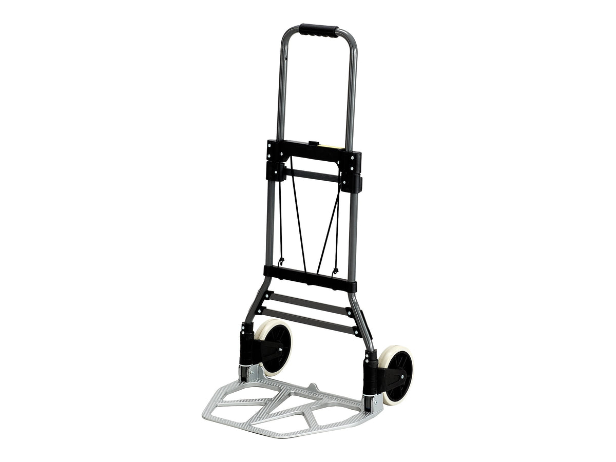 Safco STOW AWAY Collapsible Hand Truck, 275 lbs., Aluminum/Black