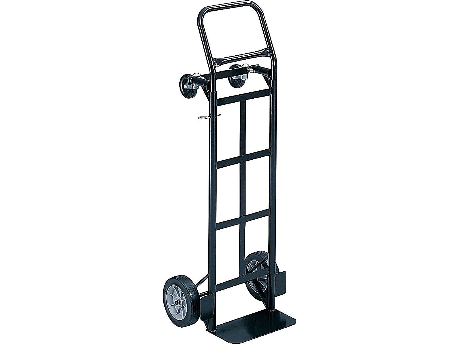 Safco Tuff Truck Convertible Hand Truck, 500 lbs., Black