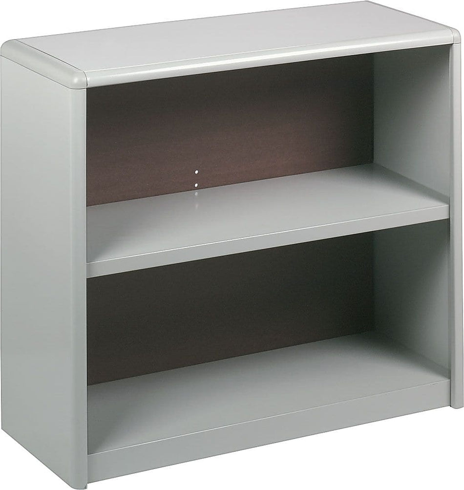 Safco ValueMate Economy 2-Shelf 28"H Steel Bookcase, Gray