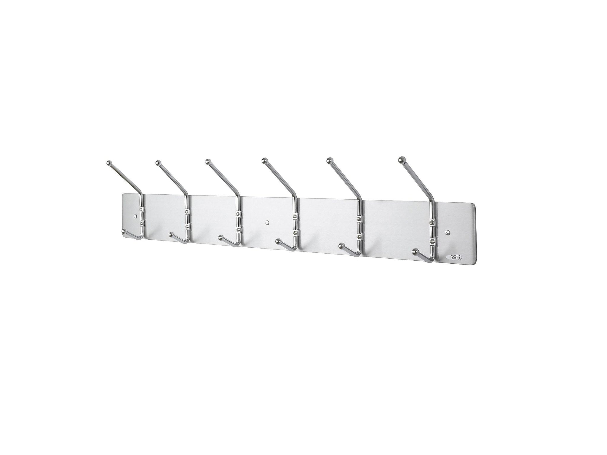 Safco Wall Rack, Silver, Metal