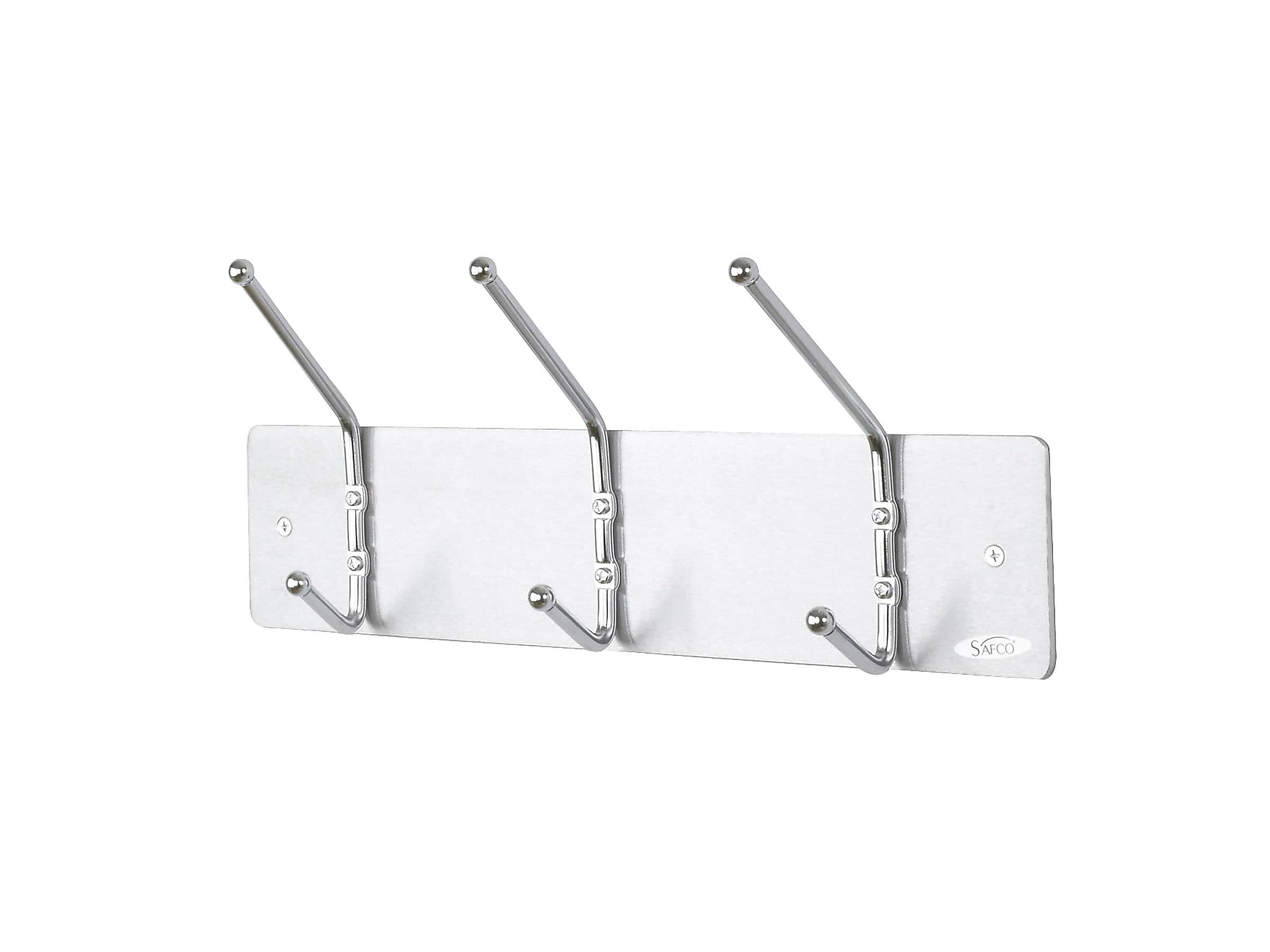 Safco Wall Rack, Silver, Metal