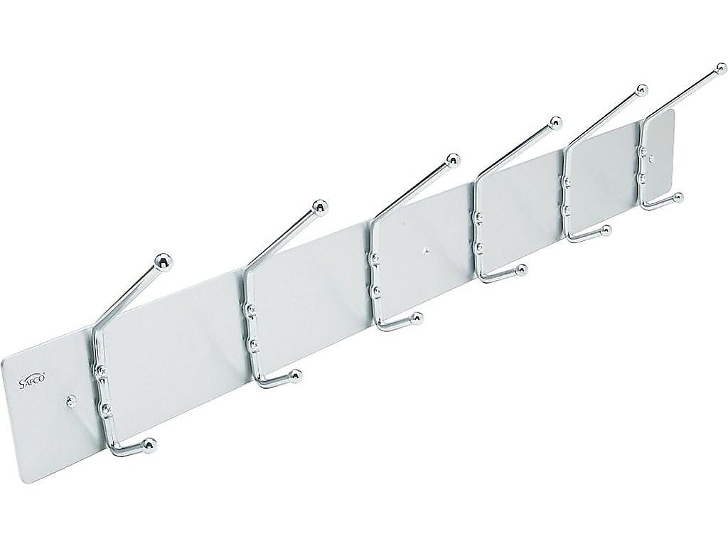 Safco Wall Rack, Silver, Metal