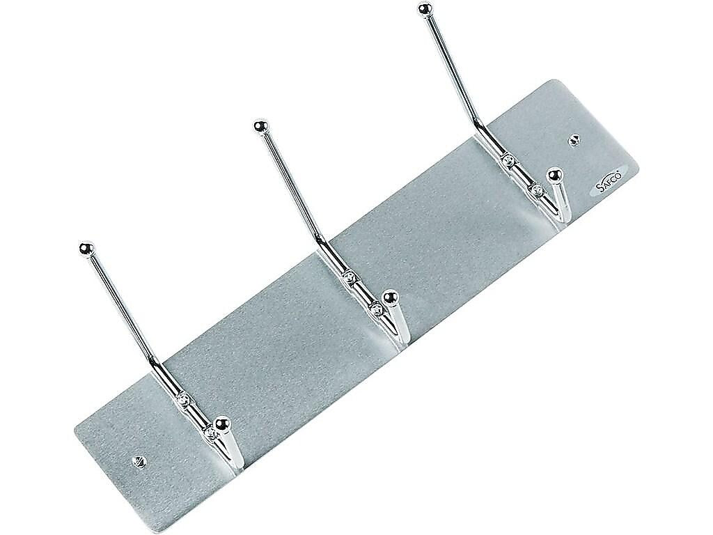 Safco Wall Rack, Silver, Metal