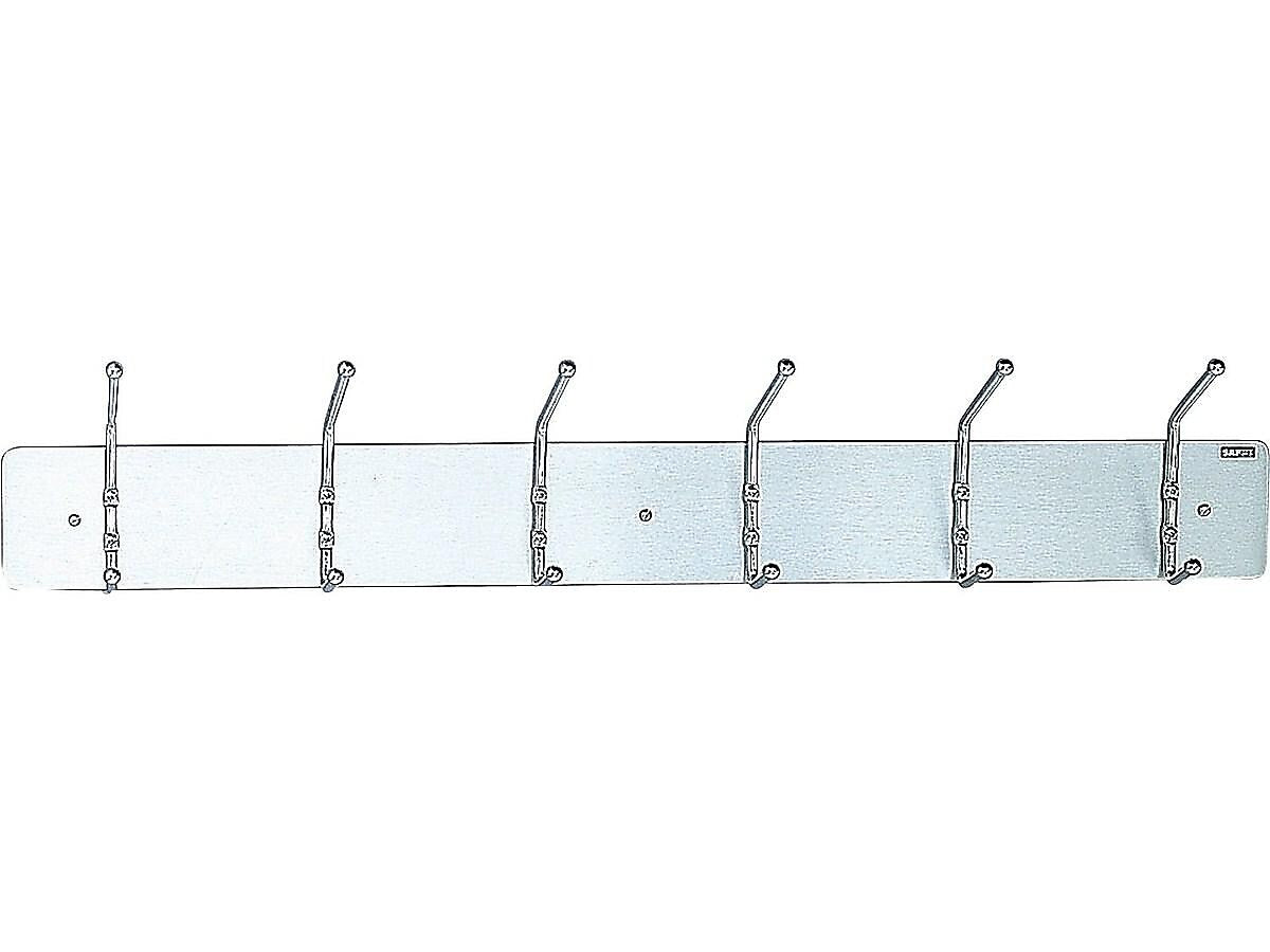 Safco Wall Rack, Silver, Metal
