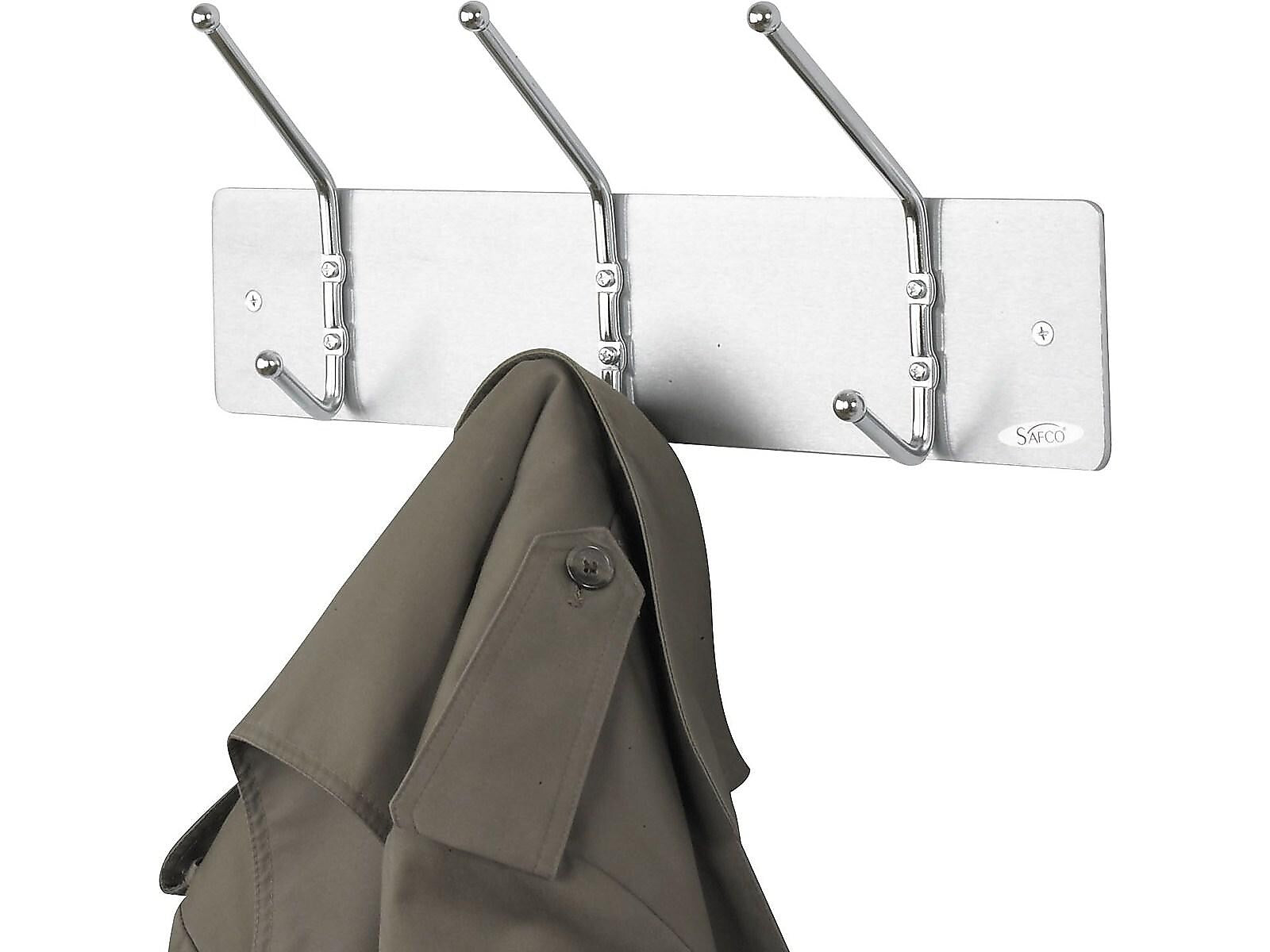 Safco Wall Rack, Silver, Metal