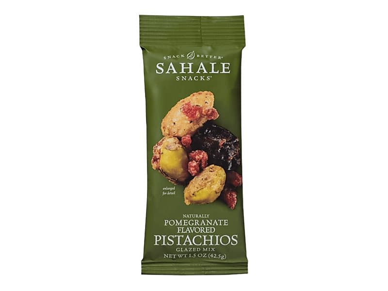 Sahale Snacks Pistachios Glazed Mix, Pomegranate, 1.5 oz., 18/Carton
