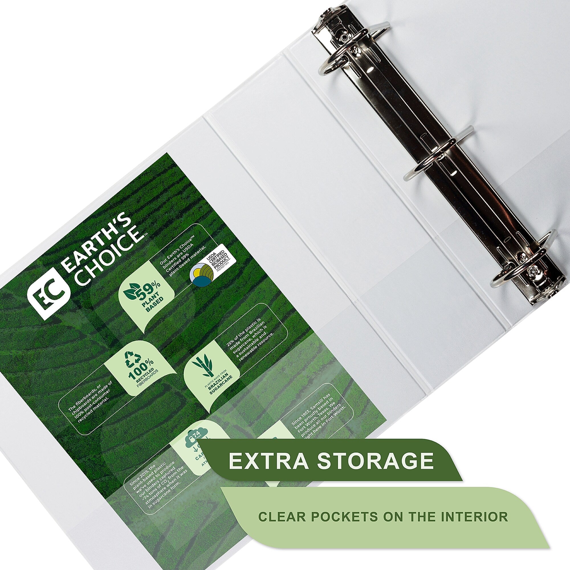 Samsill Earth's Choice Plant-Based Durable 3