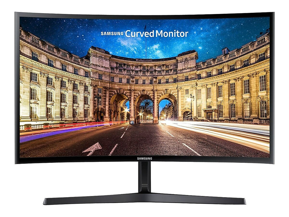 Samsung CF396 Series 24" Curved LED Monitor, High Glossy Black