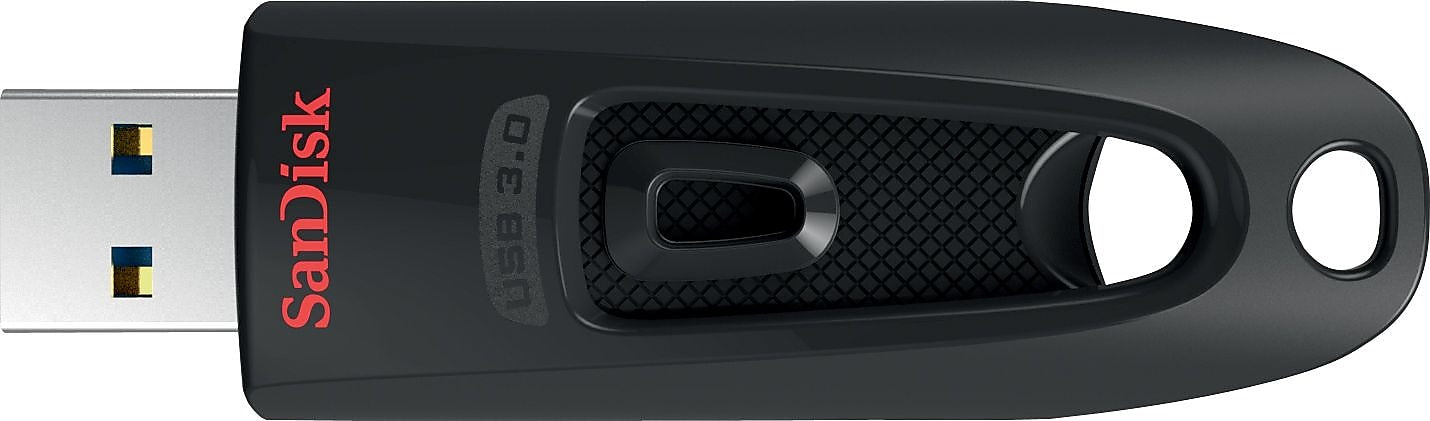 SanDisk Ultra 256GB USB 3.0 Type-A Flash Drive, Black