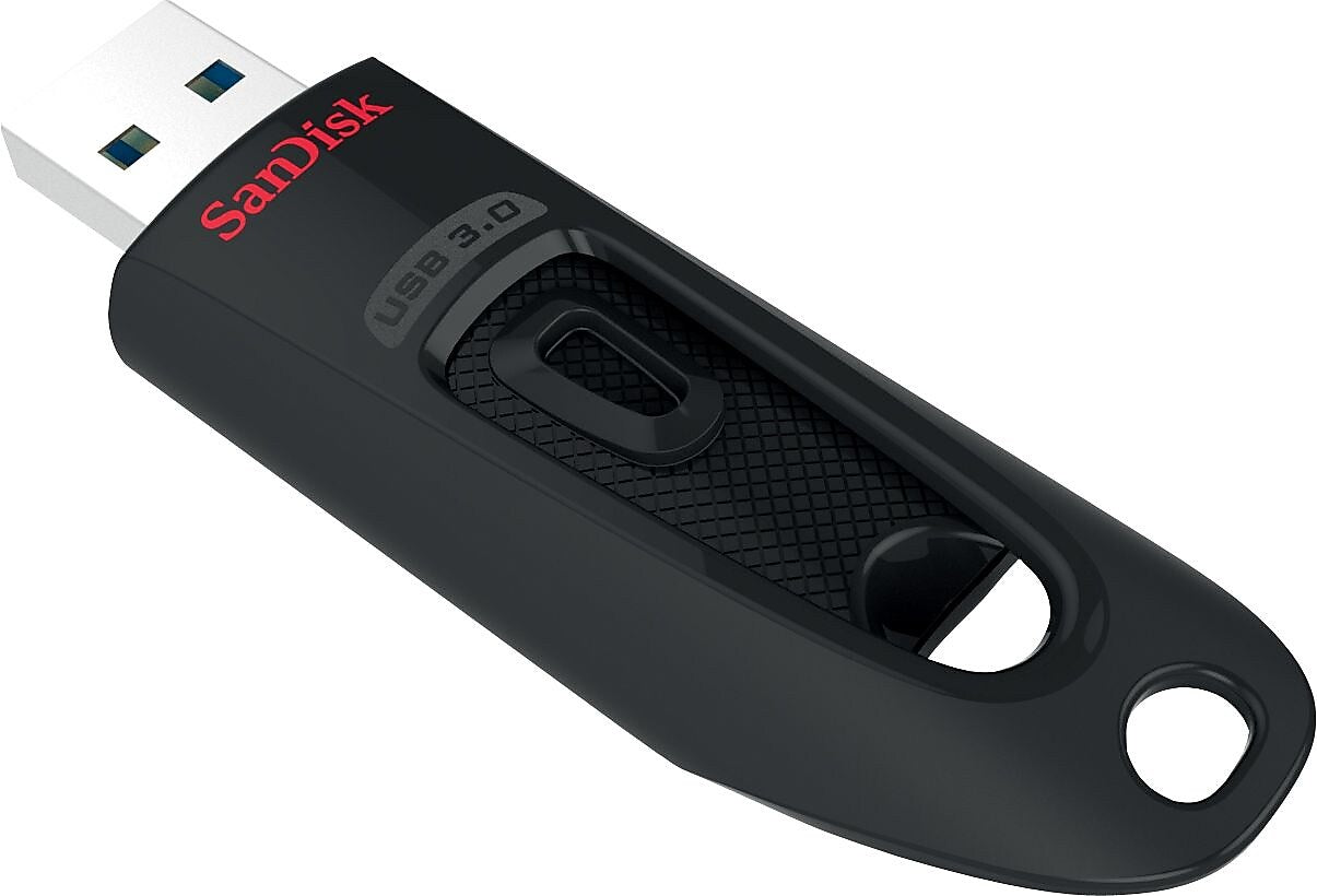 SanDisk Ultra 256GB USB 3.0 Type-A Flash Drive, Black