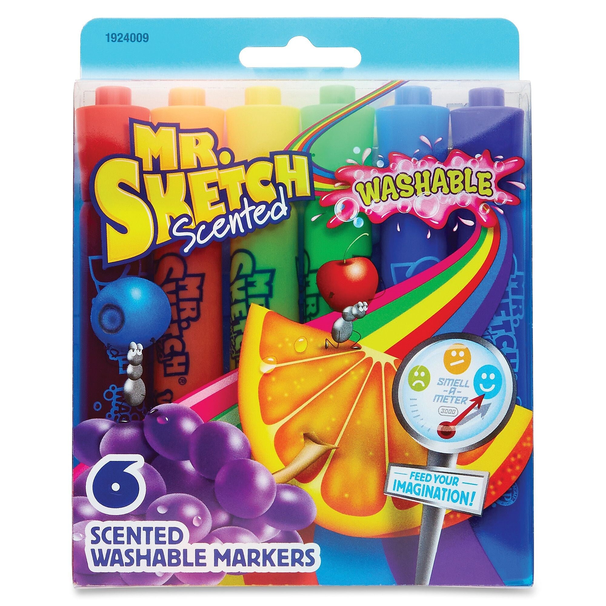 Sanford® Mr. Sketch Chisel Point Scented Washable Marker, Assorted, 6/Pack