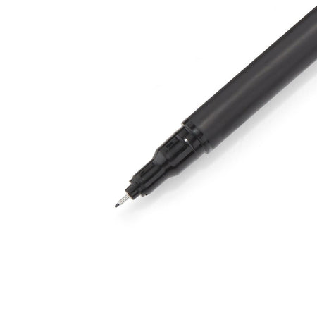 Sanford Sharpie® Porous Point Pens, Fine Point, 0.3 mm, Black Ink / Black and Gray Barrel, 4/Pk