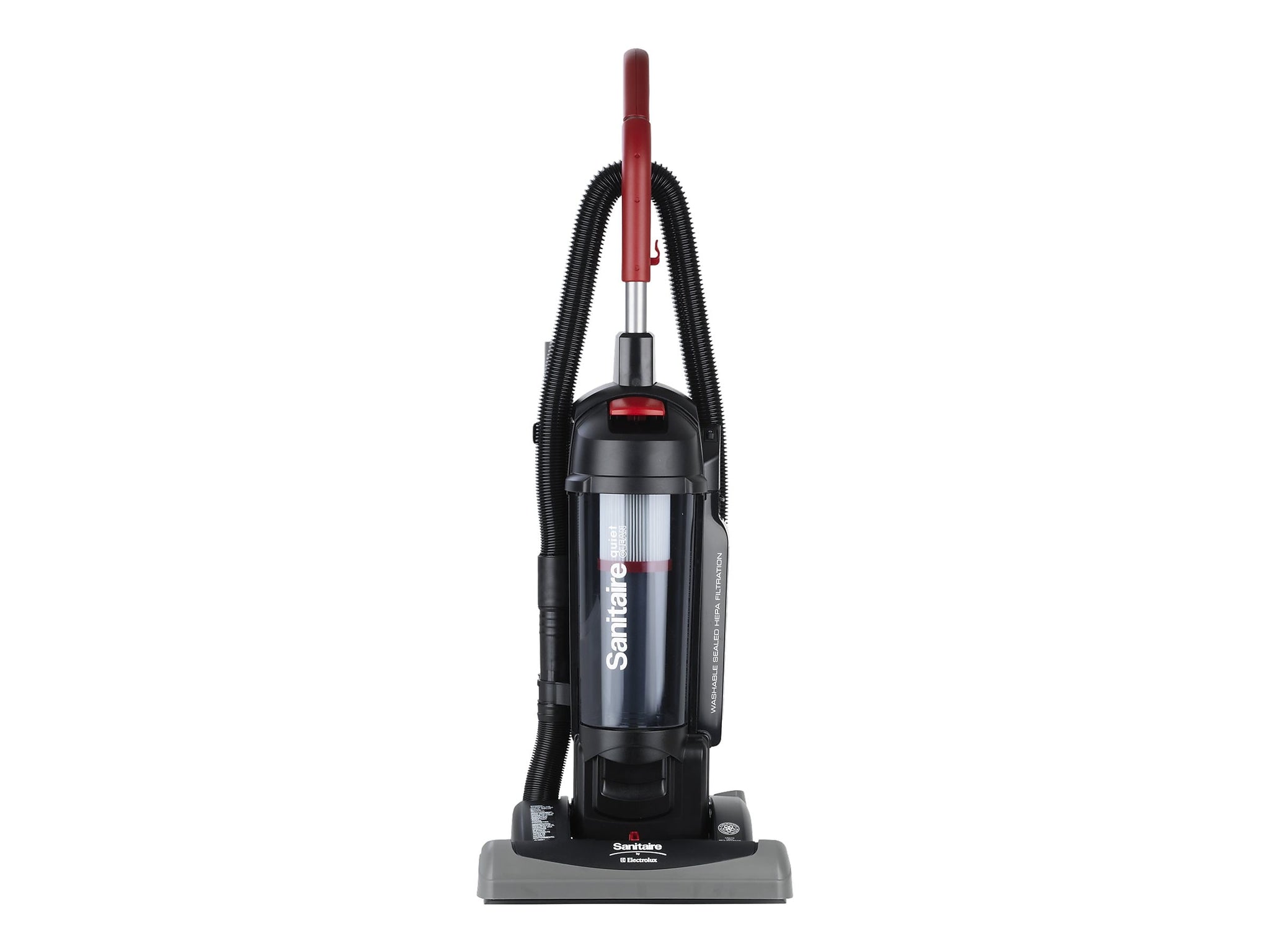 Sanitaire FORCE QuietClean Upright Bagless Vacuum, Black
