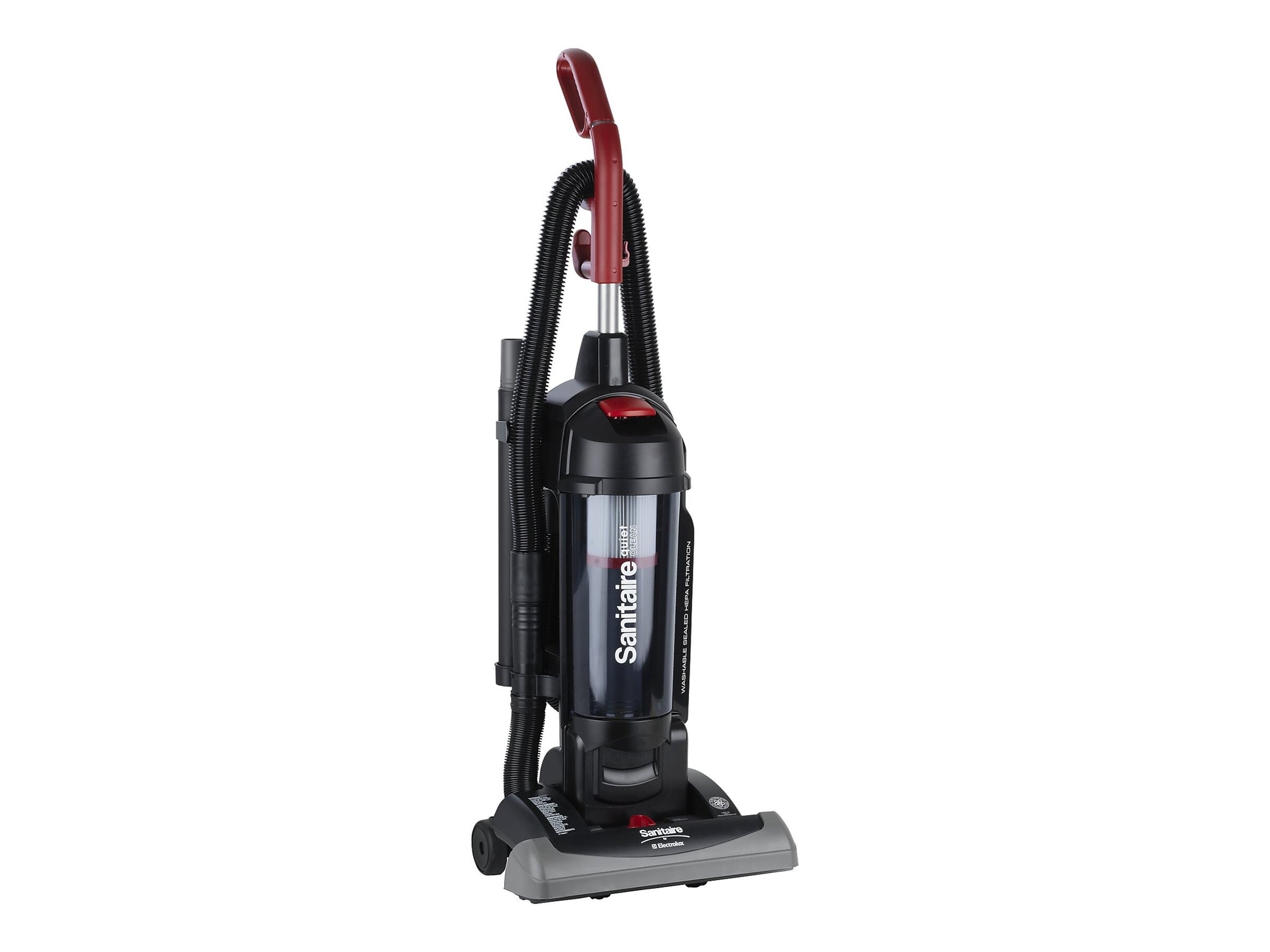 Sanitaire FORCE QuietClean Upright Bagless Vacuum, Black