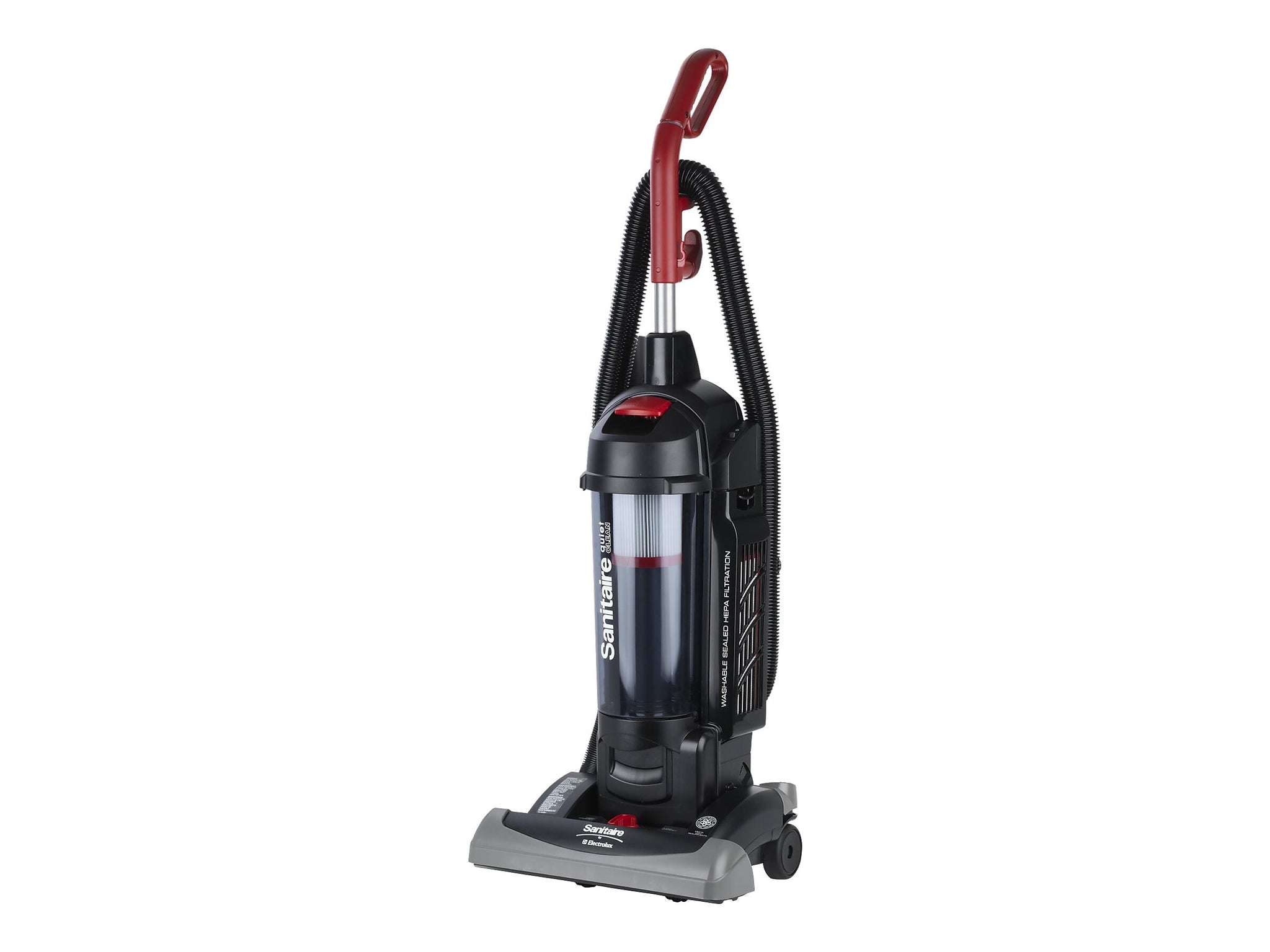 Sanitaire FORCE QuietClean Upright Bagless Vacuum, Black