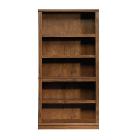 Sauder Select Collection 70"H 5-Shelf Bookcase, Oiled Oak