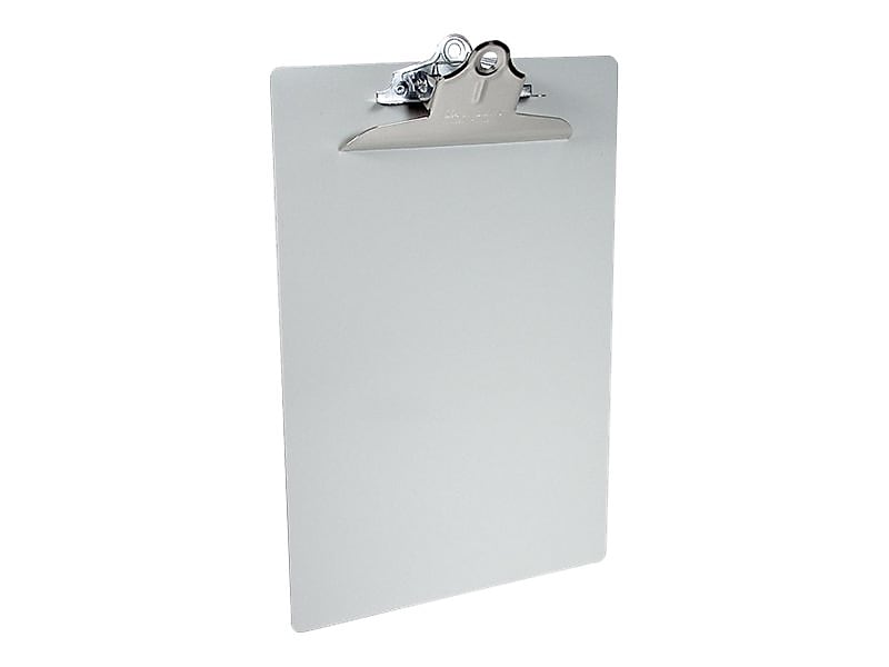 Saunders Aluminum Clipboard, Letter Size, Silver