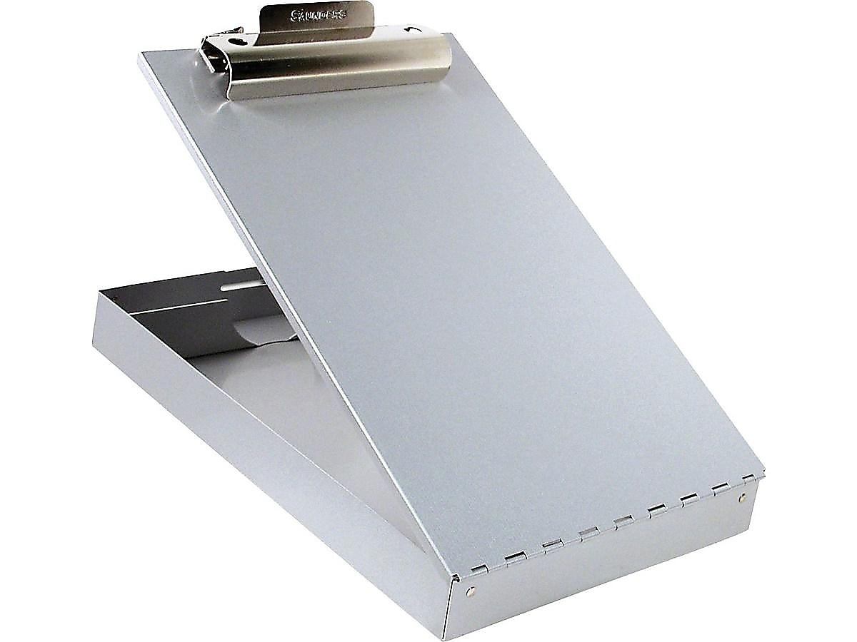 Saunders Redi-Rite Aluminum Storage Clipboard, Letter Size, Silver