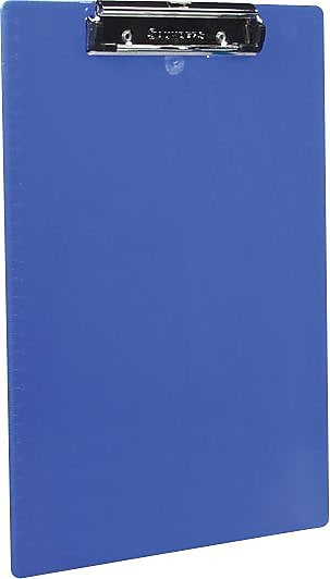 Saunders® Seaglass Translucent Clipboards, Letter Size, Cobalt