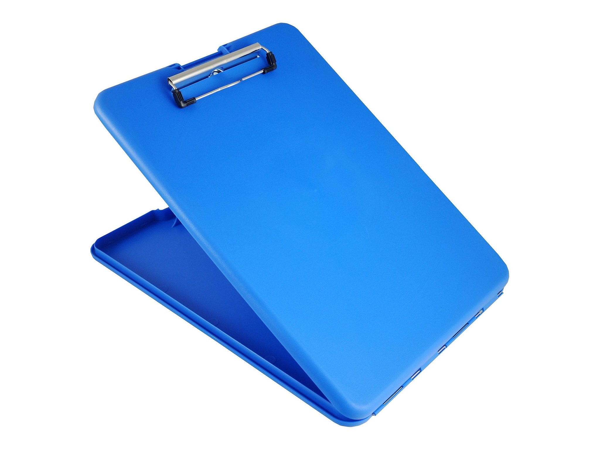 Saunders SlimMate Polypropylene Storage Clipboard, Letter Size, Blue