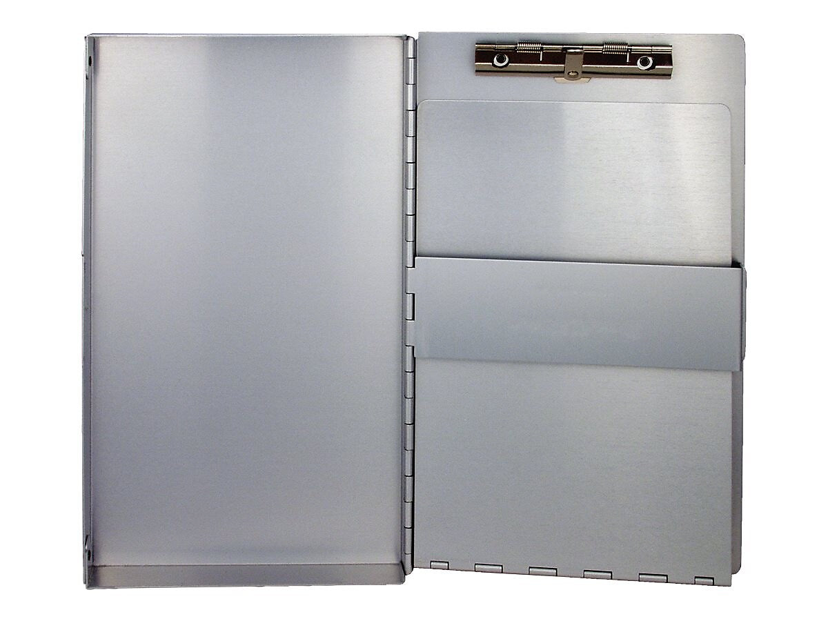 Saunders Snapak Recycled Aluminum Form Holder, Letter Size, Silver