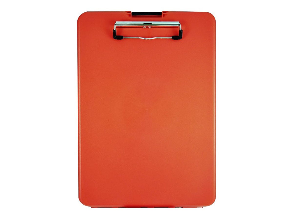 Saunders US-Works SlimMate Plastic Storage Clipboard, Letter Size, Red