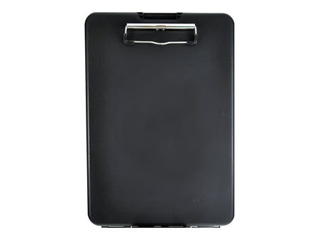 Saunders US-Works SlimMate Polypropylene Storage Clipboard, Letter Size, Black