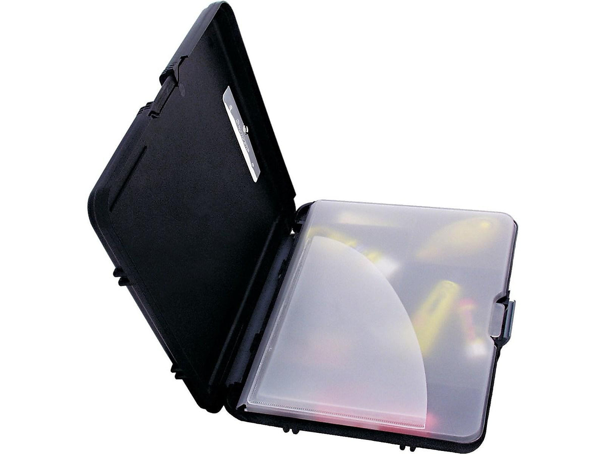 Saunders WorkMate II Polypropylene Storage Clipboard, Black