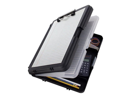 Saunders WorkMate II Polypropylene Storage Clipboard, Black