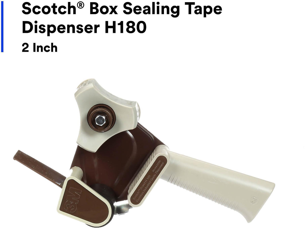 Scotch 2" Handheld Packing Tape Dispenser, Gray/Silver