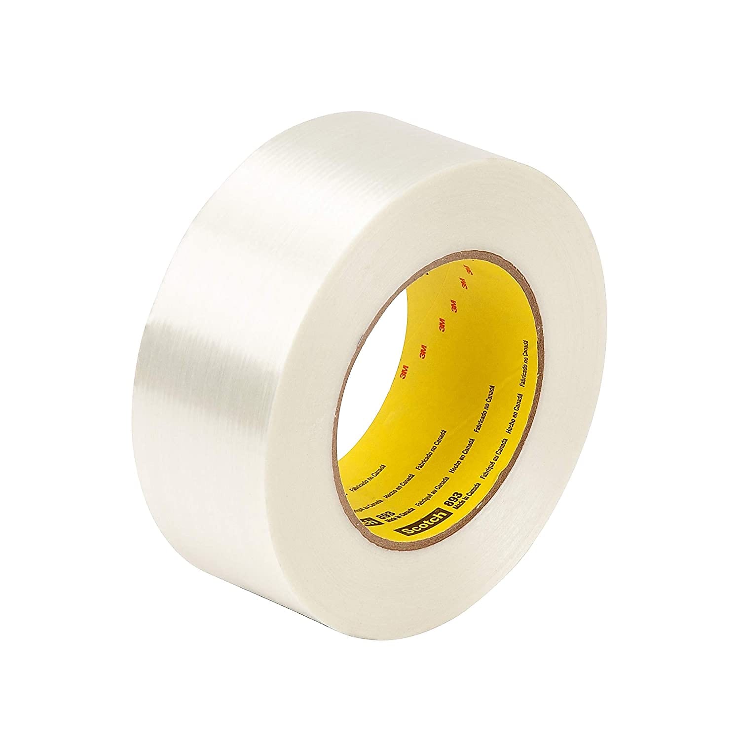 Scotch® 893 6 mil. Filament Tape 893 Clear, 0.7